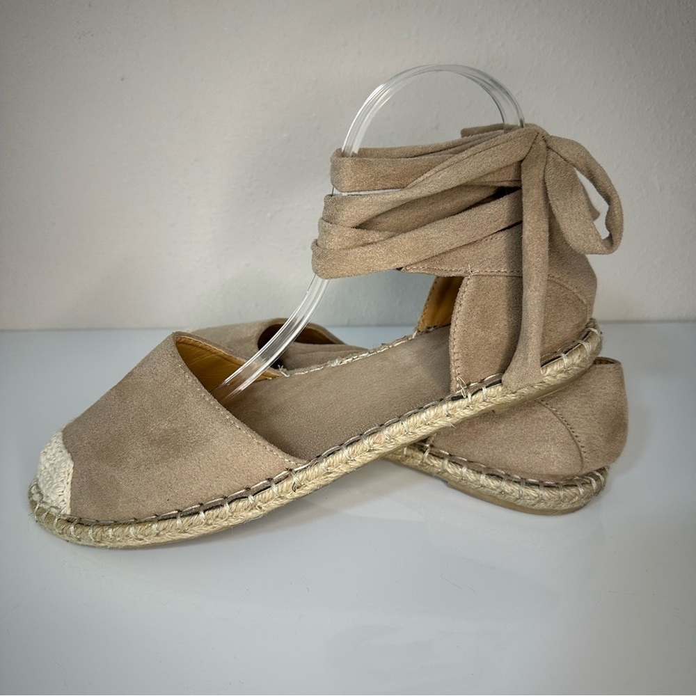 Espadrille Tie-Up Shoes